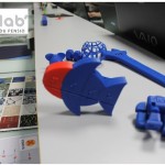 Fablab : Poisson et logo