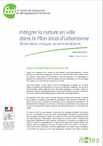 Intégrer la nature en ville dans les PLU